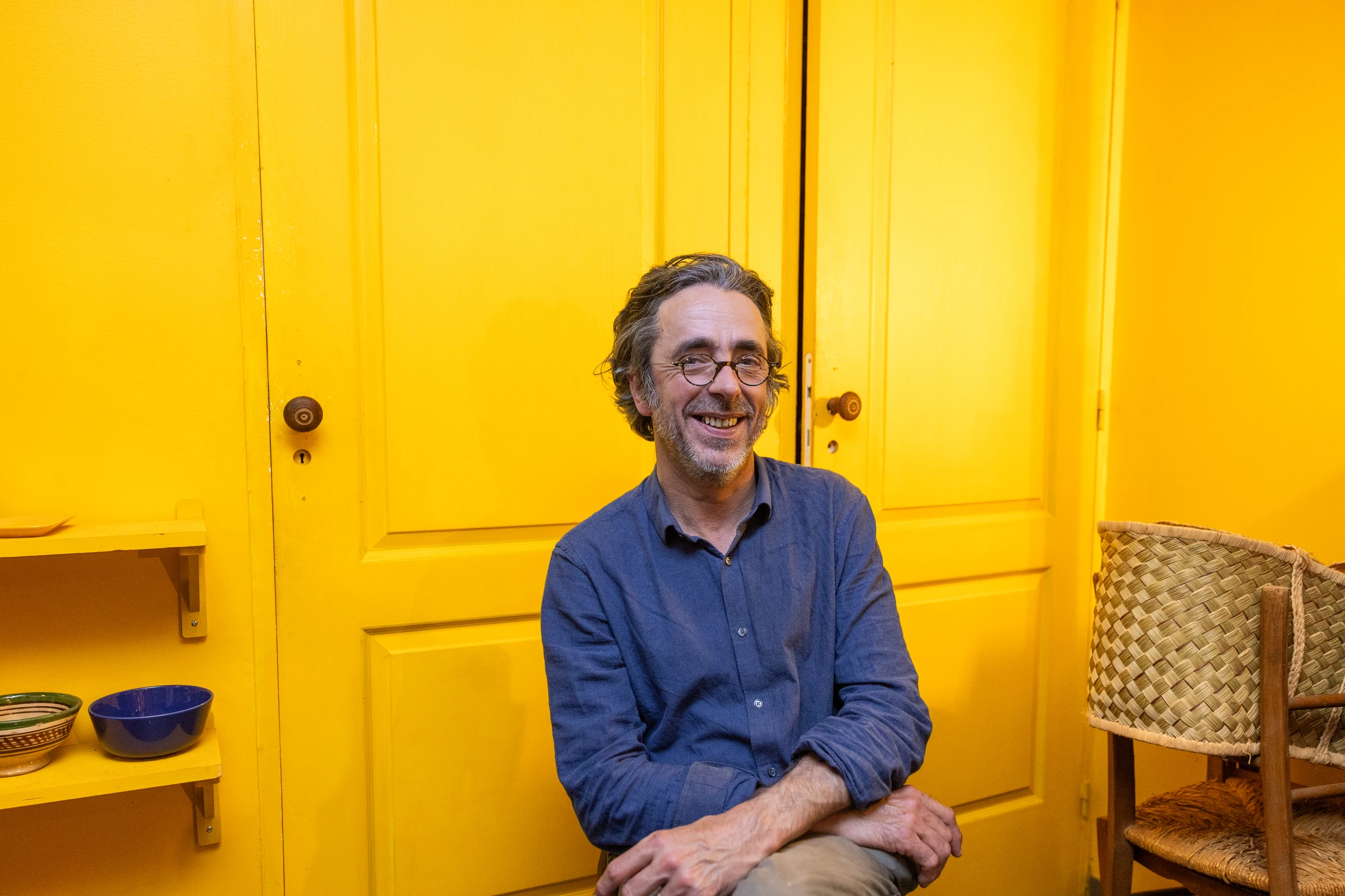Portrait d'un artisan bordelais, photographié par le réseau Kandra Photo